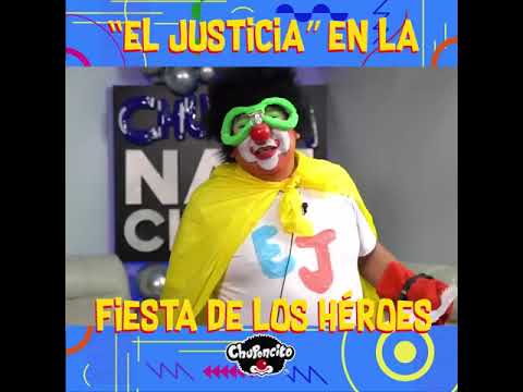 "El Justicia" en la fiesta de los héroes 🦸🏻‍♂️😂🤡#chuponcito #humor #comedia #chiste