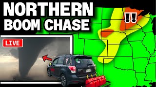 Twin Cities Chase - Storm Chase Live On The Ground