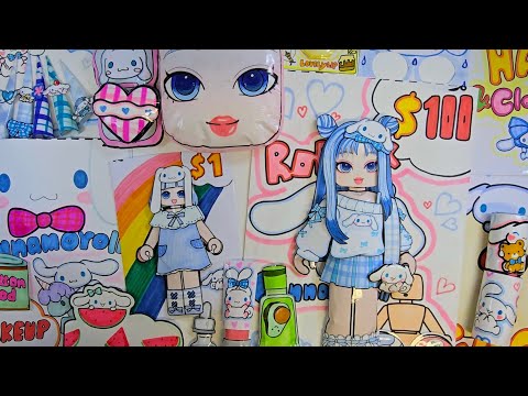 [paperdiy💄] cinnamoroll DIY🤍 $1vs$100 Blind bag🎉