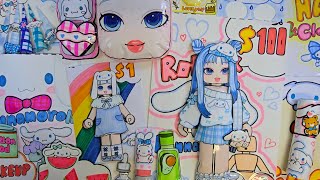 [paperdiy💄] cinnamoroll DIY🤍 $1vs$100 Blind bag🎉