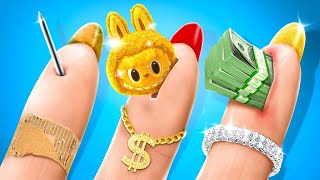 CONFRONTATION BRICOLAGE : PAUVRE vs RICHE vs MÉGA RICHE ! (Du Déchet au Trésor ! 🗑️💎) par 123 GO!