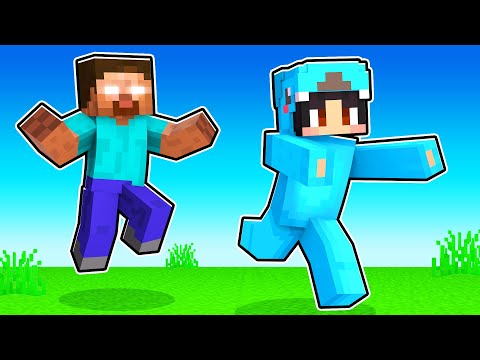 Hiding from Herobrine in Minecraft
