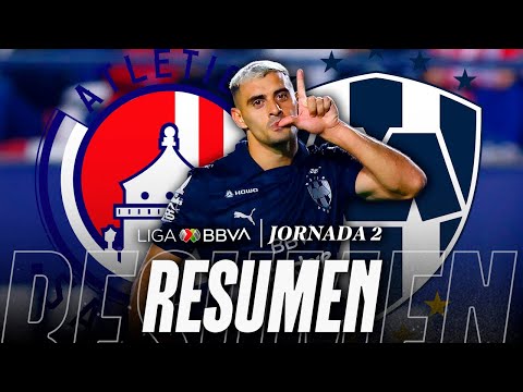 Atl. San Luis vs Monterrey | Resumen Completo | Liga MX AP2025 (J2)