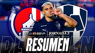 Atl. San Luis vs Monterrey | Resumen Completo | Liga MX AP2025 (J2)