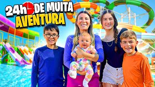 24 H DE AVENTURA COM A GENTE NA PISCINA 
