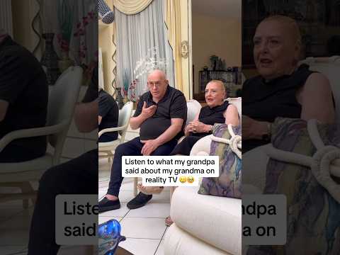 Listen To What My Grandpa Said About My Grandma On TV 🥹🥲 #grandma #grandpa #grandparents #shorts