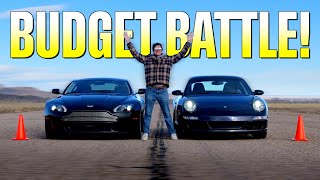 Porsche 911 vs Aston Martin Vantage Throwback Drag Race - And The Best Budget Sports Car Is…