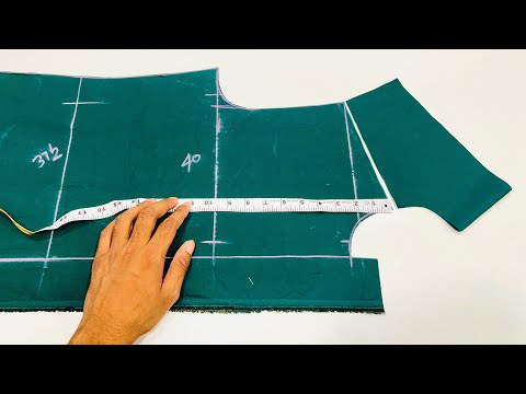 40- सीना फिटिंग शर्ट कटिंग / how to fitting shirt cut / Shirt cutting karna sikhe / shirt cutting