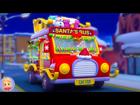 Wheels On The Bus Christmas Rhyme & More Songs for Kids