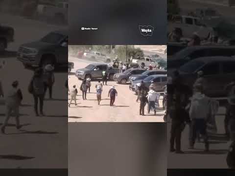 Arequipa: Protesta de ciudadanos ahuyenta a comitiva de Dina Boluarte