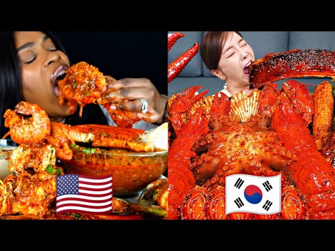 SPICIEST SEAFOOD BOIL MUKBANG AROUND THE WORLD!🔥🌶️🥵