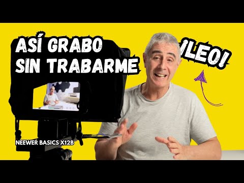Teleprompter Neewer Basics X12B: mi experiencia REAL y por qué lo uso