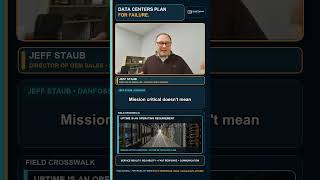 Why Data Centers Plan for Cooling Failure | Jeff Staub #Shorts