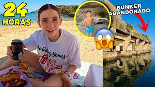 24 HORAS en la PLAYA 🏖 Mi Rutina Completa + Exploramos una Casa Abandonada 😱