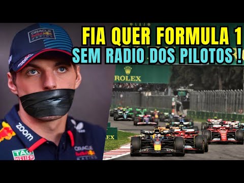 FIA QUER LIMITAR E ATE ACABAR COM OS RADIOS DOS PILOTOS DURANTE A CORRIDA DA FORMULA 1