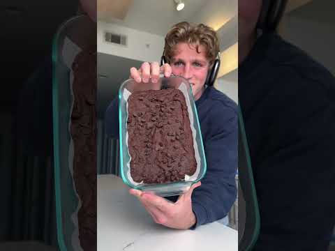 100 HOUR BROWNIE RESULTS ๐ฃ๏ธ #brownies #shorts