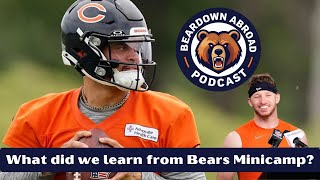 What Did We Learn from Chicago Bears Minicamp?