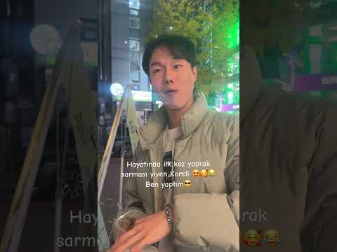 Kore’de bulabildiğim yaprakla denedim harika oldu hahah sevgilimde beğendi 🥰