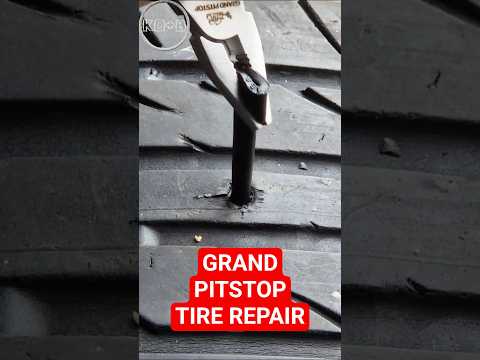 Grand Pitstop Tire Mushroom Plug Repair Kit - With Internal Views #tiremushroom #tirerepair