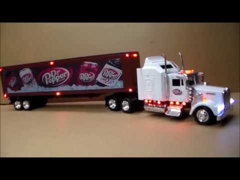 Custom Lighted Dr Pepper Tractor Trailer