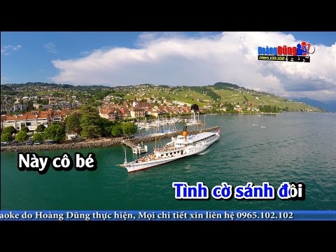 Karaoke Tóc em đuôi gà – Remix Hoàng Hải Dương Full Beat có bè