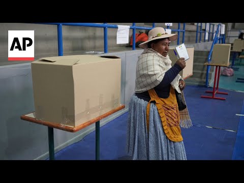 YouTube video thumbnail: Bolivia Votes in Pivotal Elections That Could end Leftist Rule