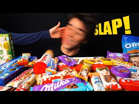 ASMR CHOCOLATE MUKBANG (MILKA, OREO, NUTELLA, KINDER, TWIX, KITKAT, MOCHI) McBang ASMR Eating