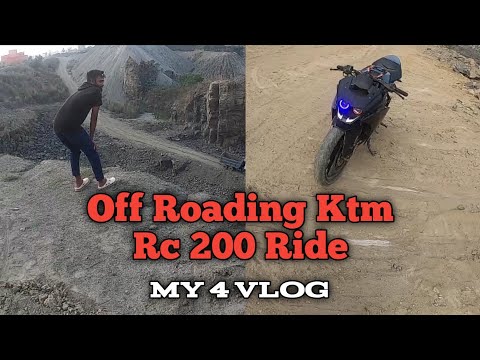 Off Roading 😳 Vlog || Ktm Rc 200 || My 4 Vlogs || Bike Ride Vlog Video || Bike Rider 😌 || KTM