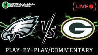 🔴Eagles vs Packers | NFL Week 10 | LIVE Play-by-Play/Commentary (Multistreaming on Twitch)