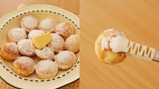 POFFERTJES Tanpa Telur! Cuma 6 Bahan, Kue Cubit Belanda Super Empuk!