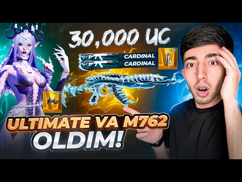 30,000 UC YANGI ULTIMATE va M762 OLDIM 🥵 OMADIM KELDI - PUBG MOBILE