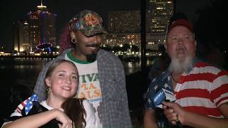 Locals celebrate Fourth of July on New Orleans Riverfront