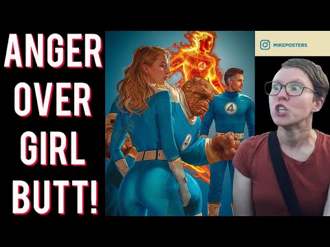 Fantastic Four MELTDOWN! Non-binary male feminists ATTACK artist over Sue Storm being TOO SEXY!