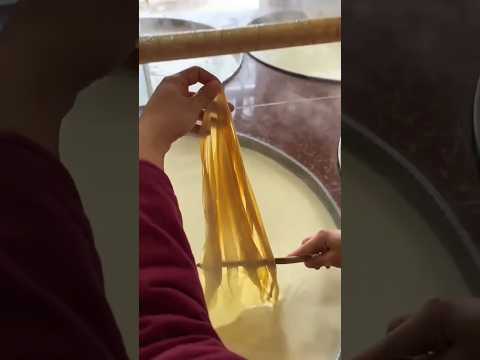 Chinese making Unique Dish from Milk 😱😳