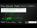 Understanding Volume and Measurement Concepts