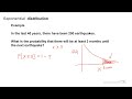 Exponential and Poisson Distributions