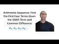 Arithmetic Sequences and Their Terms