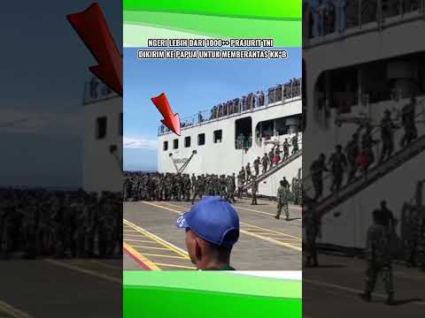 1000+ TNI dikirim ke Papua😲 #tni #trending#tniad #kkb #gugur#shorts #prajurittni #ne #army #bravotni