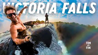 HANGING OFF THE EDGE OF VICTORIA FALLS – Swimming in Devil's Pool