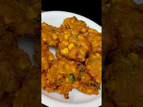 Instant Corn Pakoda ๐ ASMR Cooking #shorts #pakoda #cornpakoda #asmr #asmrcooking #snacks #cooking