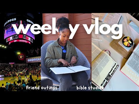 coming out of hibernation in my 20's | weekly bible study + friend outings + fitness | weekly vlog
