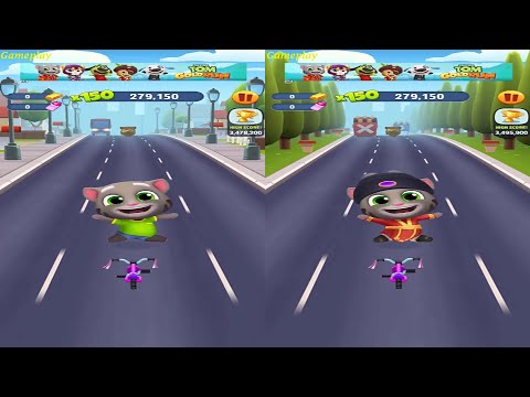 Talking Tom Gold Run New Update Cycle Tour event Talking Tom VS  Fortune Tom Boss Fight