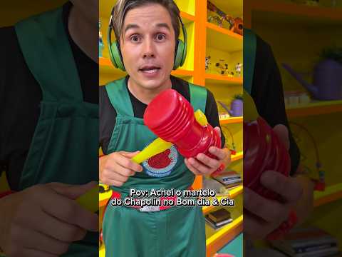ACHEI a MARRETA DO CHAPOLIN no BOM DIA & CIA! 😂🔨✨