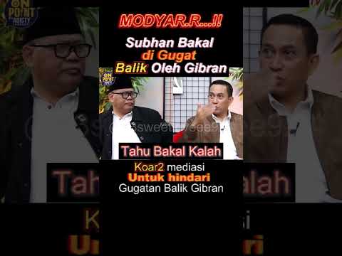 Subhan Potensi Di Gugat Bali Oleh Gibran. #roysuryo #ijazah #beritaterkini #news #roy