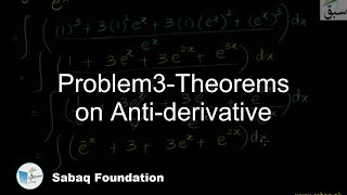 Problem3-Theorems on Anti-derivative