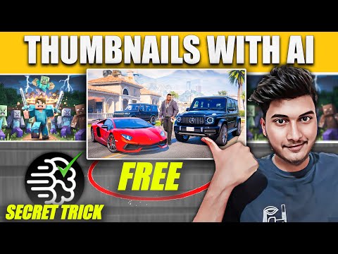 Create EPIC Gaming YouTube Thumbnails with AI for FREE! 🔥 Secret Trick Revealed😍