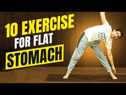 Easy 15-min workout to Reduce Belly Fat | Saurabh Bothra Yoga