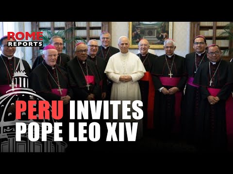 YouTube video thumbnail: The Bishops of Peru Formally Invite Pope Leo to Visit Their Country
