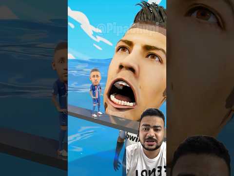 كرستيانو يحاول اكل نيمار وامبابي وميسي ! 😂😱#shorts #short #shortvideo