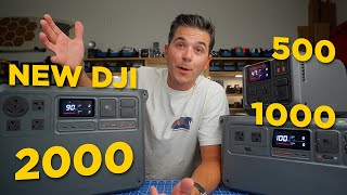 Which DJI Power Station is BEST? 2000 vs 1000 vs 500